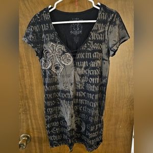 Affliction T shirt Cathedral series